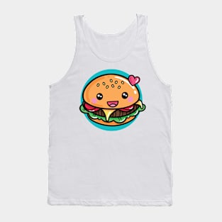 Kawaii Burger Tank Top